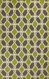 KAS Solstice 4007 Citron/Taupe Serenity Area Rug main image