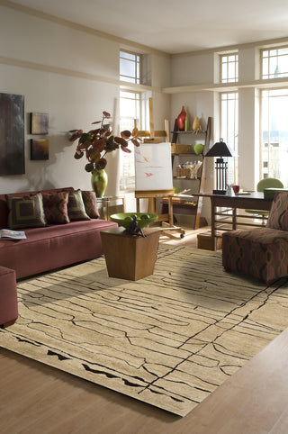 Momeni Sonoma SOM02 Beige Area Rug Roomshot Feature