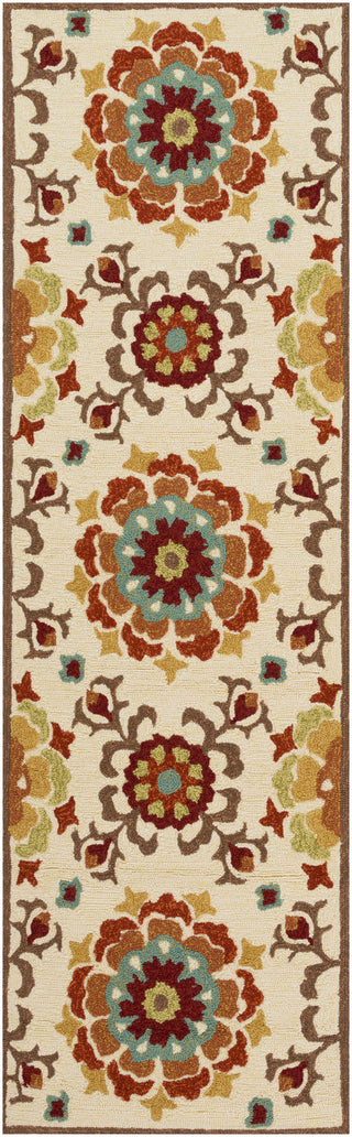 Surya Storm SOM-7703 Rust Area Rug 2'6'' x 8' Runner