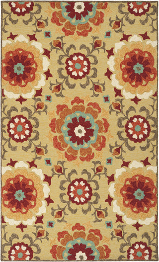 Surya Storm SOM-7704 Gold Area Rug 5' x 7'6''