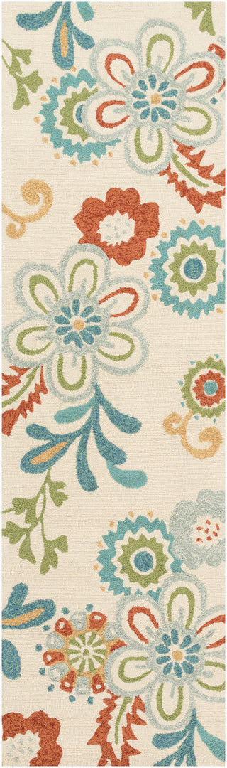 Surya Storm SOM-7706 Aqua Area Rug 2'6'' x 8' Runner