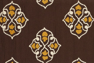 Surya Storm SOM-7726 Chocolate Hand Hooked Area Rug Sample Swatch