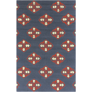 Surya Storm SOM-7727 Cobalt Area Rug 5' x 7'6''