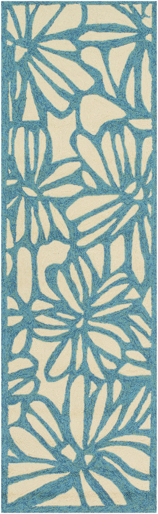 Surya Storm SOM-7736 Sky Blue Area Rug 2'6'' x 8' Runner