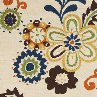 Surya Storm SOM-7739 Beige Hand Hooked Area Rug Sample Swatch