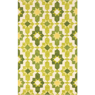 Surya Storm SOM-7741 Lime Area Rug 5' x 7'6''