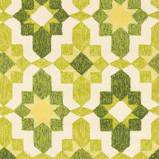 Surya Storm SOM-7741 Lime Hand Hooked Area Rug Sample Swatch