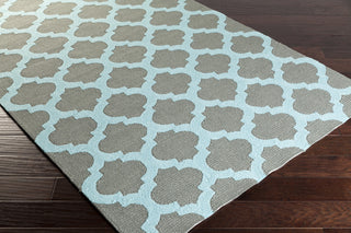 Surya Storm SOM-7750 Slate Hand Hooked Area Rug Corner Shot