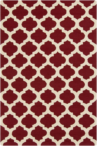 Surya Storm SOM-7751 Burgundy Area Rug 5' x 7'6''