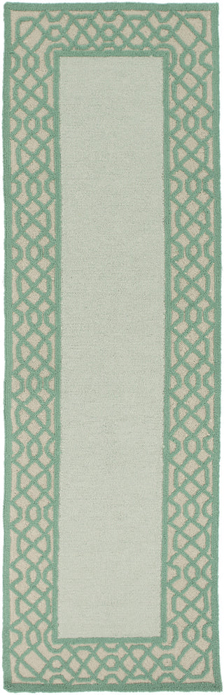 Surya Storm SOM-7756 Sea Foam Area Rug 2'6'' x 8' Runner