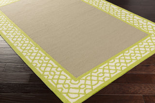 Surya Storm SOM-7757 Moss Hand Hooked Area Rug Corner Shot