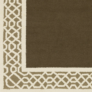 Surya Storm SOM-7758 Olive Hand Hooked Area Rug Sample Swatch