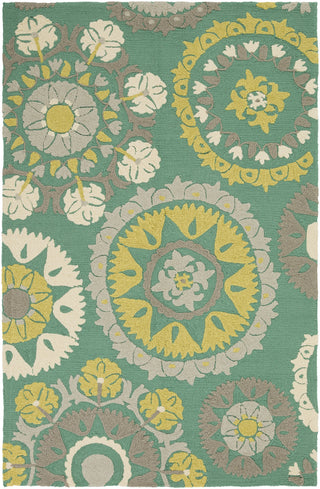 Surya Storm SOM-7759 Teal Area Rug 5' x 7'6''