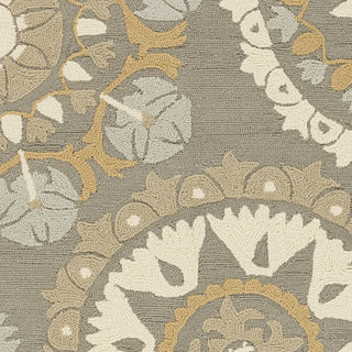 Surya Storm SOM-7760 Gray Hand Hooked Area Rug Sample Swatch