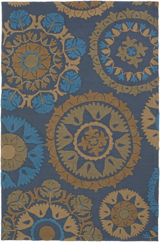 Surya Storm SOM-7762 Navy Area Rug 5' x 7'6''