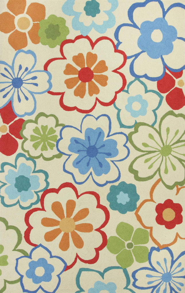 KAS Sonesta 2028 Ivory Floral Splash Area Rug main image