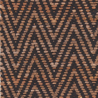 Chandra Sora SOR-40201 Brown/Black Area Rug Close Up