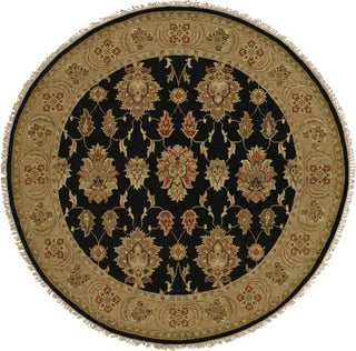 Kalaty Sierra SP-243 Black/Gold Area Rug Round