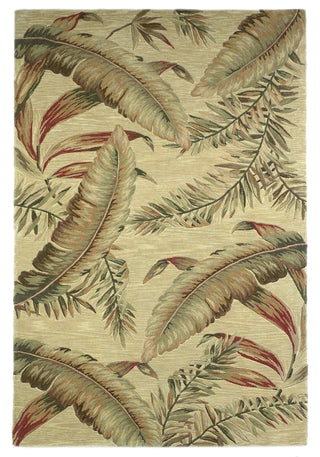 KAS Sparta 3124 Ivory Ferns Hand Tufted Area Rug