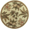 KAS Sparta 3133 Ivory Tropical Oasis Hand Tufted Area Rug 