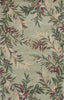 KAS Sparta 3144 Sage Tropical Branches Hand Tufted Area Rug