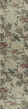 KAS Sparta 3144 Sage Tropical Branches Hand Tufted Area Rug 