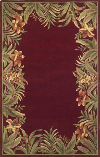 KAS Sparta 3150 Red Rainforest Area Rug main image