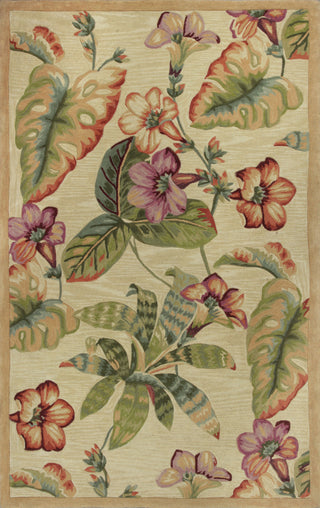 KAS Sparta 3189 Sand Flora Hand Tufted Area Rug