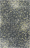 Surya Splatter Bloom SPB-800 Charcoal Hand Tufted Area Rug by Country Living 5' X 8'