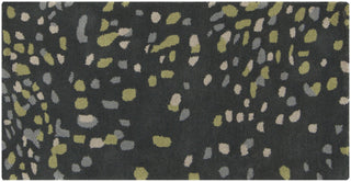 Surya Splatter Bloom SPB-800 Charcoal Area Rug by Country Living Sample Swatch