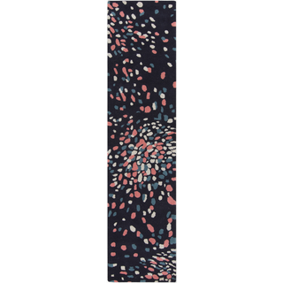 Surya Splatter Bloom SPB-804 Navy Area Rug by Country Living 2'6'' x 8' Runner