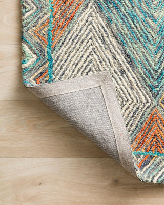 Loloi II Spectrum SPE-02 Sunset/Ocean Area Rug Backing