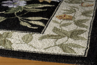 Momeni Spencer SP-16 Black Area Rug Closeup