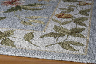 Momeni Spencer SP-16 Blue Area Rug Corner Shot