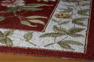 Momeni Spencer SP-16 Brick Area Rug Corner Shot