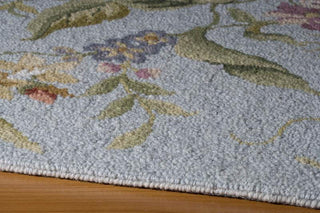 Momeni Spencer SP-18 Blue Area Rug Corner Shot