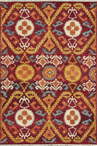 Loloi Spencer SC-01 Crimson / Gold Area Rug main image