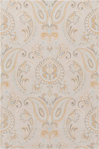 Surya Simpatico SPO-1001 Tan Aqua Camel Blush Cream Area Rug by Candice Olson main image