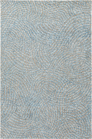 Surya Simpatico SPO-1004 Mint Aqua Navy Camel Cream Area Rug by Candice Olson main image