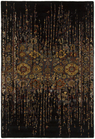 Chandra Spring SPR-29101 Black/Gold/Burgundy/Taupe/Brown/Grey Area Rug main image