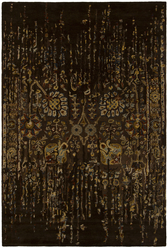 Chandra Spring SPR-29103 Black/Brown/Gold/Grey/Burgundy Area Rug main image
