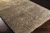 Surya Spider SPR-8001 Gray Shag Weave Area Rug 5x8 Corner