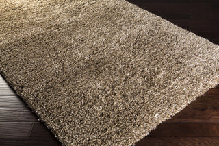 Surya Spider SPR-8001 Gray Shag Weave Area Rug 5x8 Corner