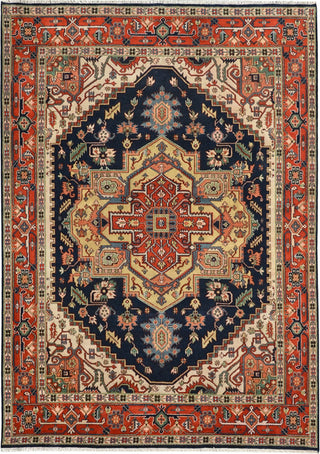 Kalaty Umbria SR-201 Navy/Red Area Rug main image