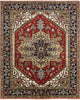 K2 Umbria SR-203 Red/Navy Area Rug