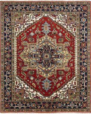 K2 Umbria SR-203 Red/Navy Area Rug