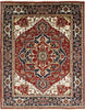 K2 Umbria SR-208 Red/Navy Area Rug