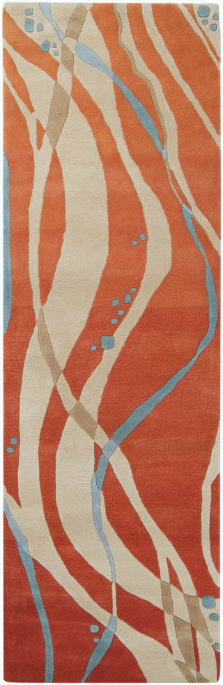 Surya Studio SR-109 Coral Area Rug 2'6'' x 8' Runner