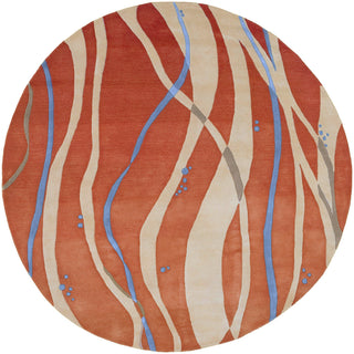 Surya Studio SR-109 Coral Area Rug 8' Round