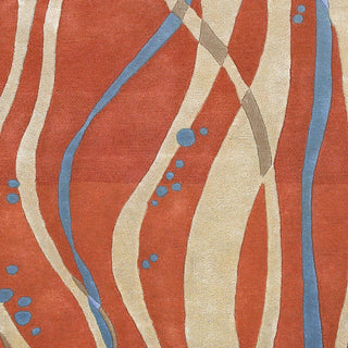 Surya Studio SR-109 Coral Hand Tufted Area Rug Sample Swatch